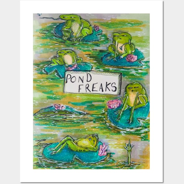 Pond Freaks Wall Art by Animal Surrealism